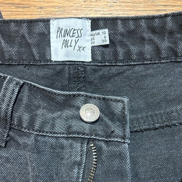 Princess Polly EMMETTE HIGH WAISTED MOM JEAN Size 6 - Picture 4 of 7